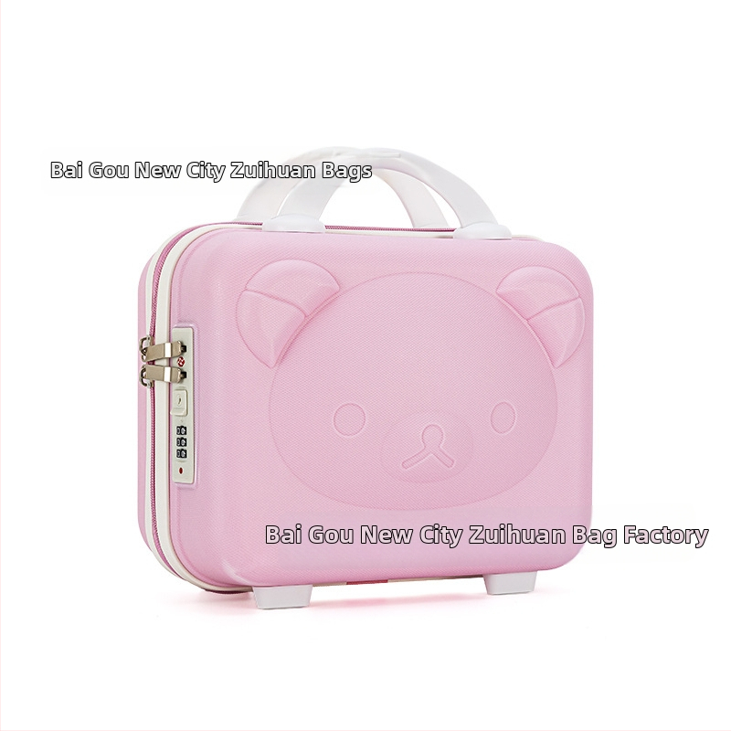 Meigikott karu motiiviga, PP materjal, tõmblukk, universaalsed rattad, laienemis kiht, kaal 0,78 kg