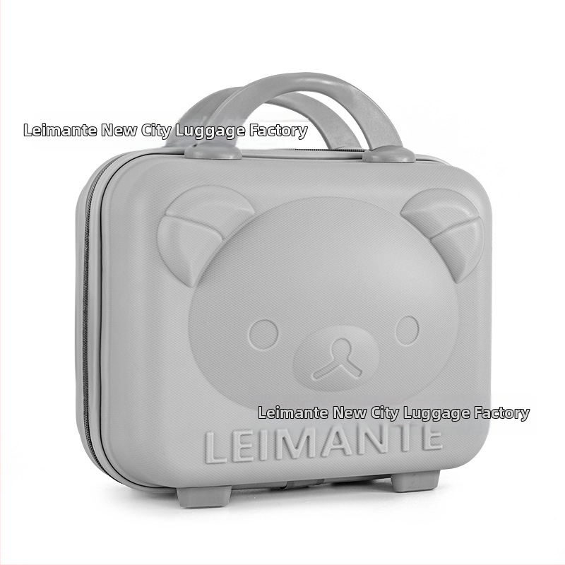 Meigikott karu motiiviga, PP materjal, tõmblukk, universaalsed rattad, laienemis kiht, kaal 0,78 kg