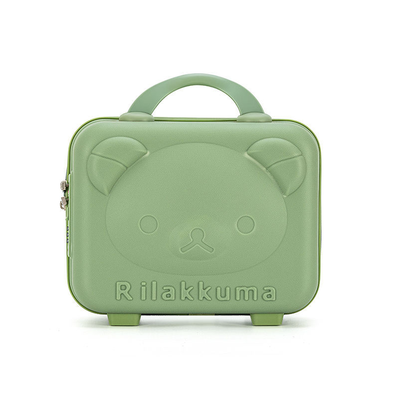 Θήκη μακιγιάρ με μοτίβο αρκούδας, Υλικό PP, Φερμουάρ, Ρόδες που περιστρέφονται, Επέκταση στρώματος, Βάρος 0,78 kg