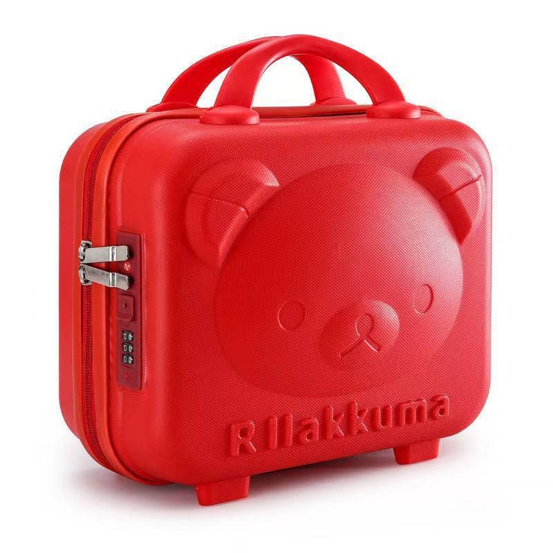 Θήκη μακιγιάρ με μοτίβο αρκούδας, Υλικό PP, Φερμουάρ, Ρόδες που περιστρέφονται, Επέκταση στρώματος, Βάρος 0,78 kg