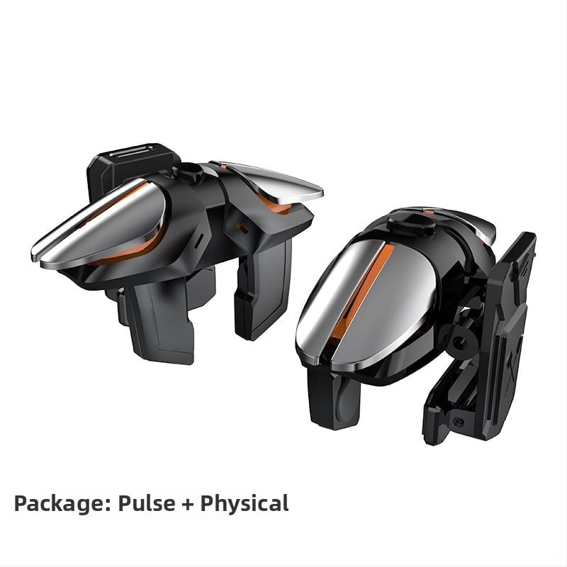 JS-65 játékkontroller Android telefonhoz, USB interfész, vezeték nélküli kapcsolat, rezgésmentes, ABS+fém kivitel, 31 g