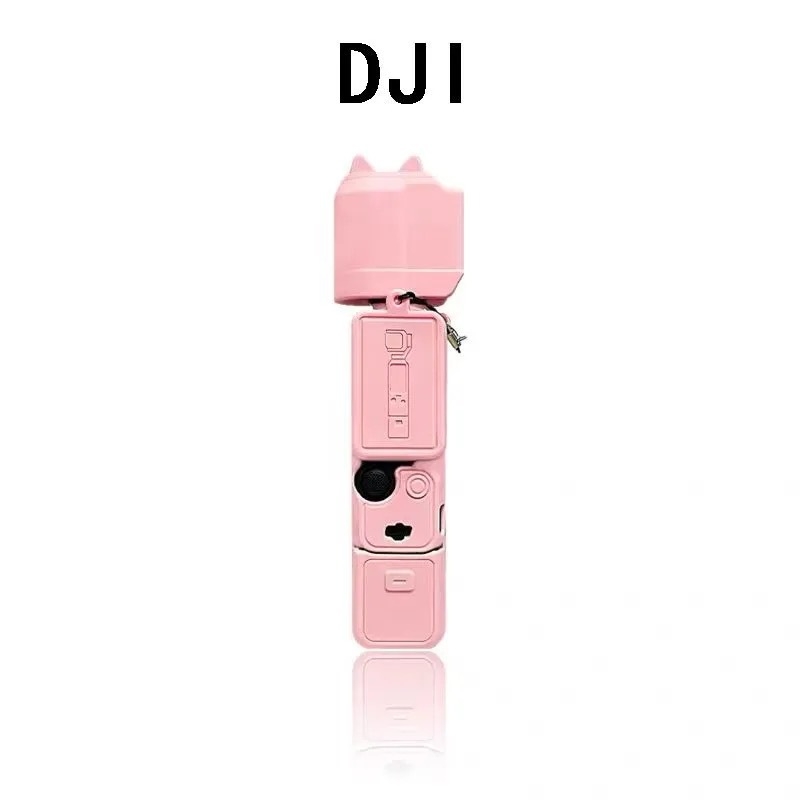 Carcasă din silicon Pocket3 pentru DJI Osmo Pocket 3, cu protecție a obiectivului și capac de praf