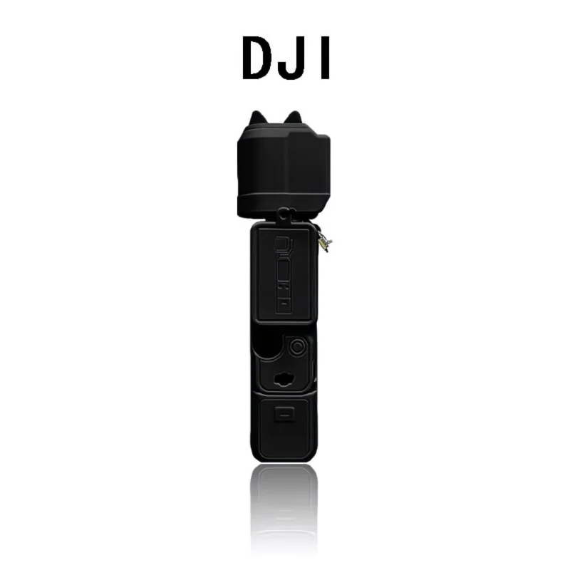Carcasă din silicon Pocket3 pentru DJI Osmo Pocket 3, cu protecție a obiectivului și capac de praf