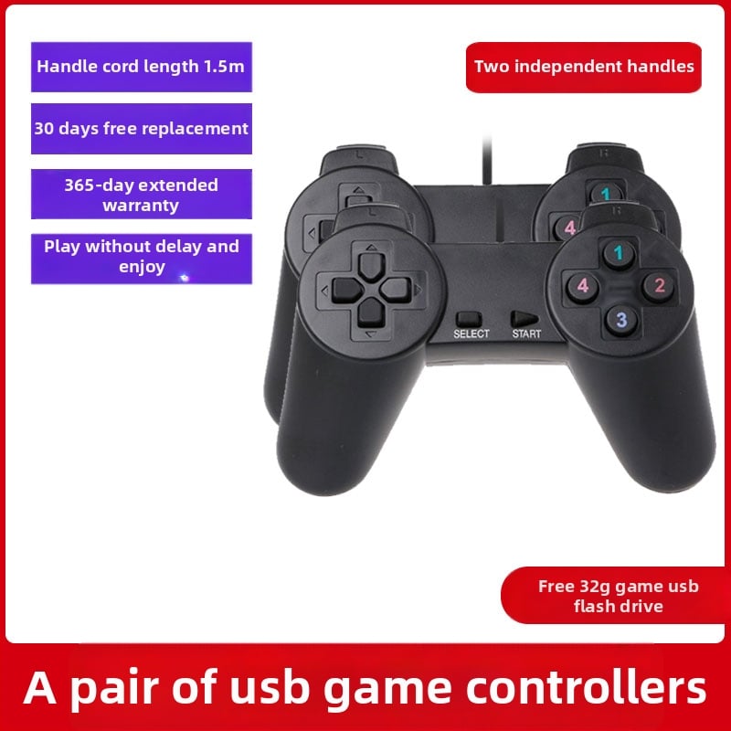 USB-s PC-s játékvezérlő retró arcade dizájnnal (Modell 111, USB interfész, PC-kompatibilis, belépő szint)