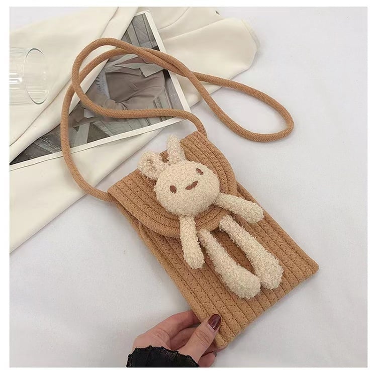 Geantă crossbody din bumbac, design floral, țesătură împletită, formă vertical pătrată, închidere cu capac, curea de umăr simplă