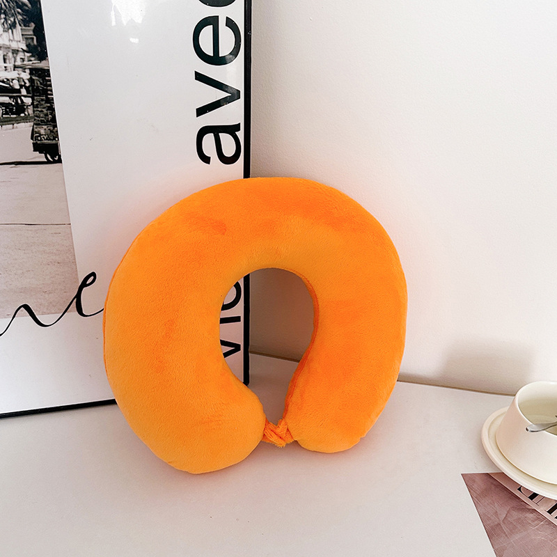 Pernă de gât în formă de U pentru condus și călătorii – umplutură: fibre de poliester; material: țesătură extrem de moale; stil: modern minimalist; formă: U