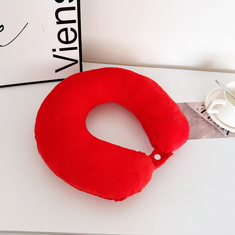 Pernă de gât în formă de U pentru condus și călătorii – umplutură: fibre de poliester; material: țesătură extrem de moale; stil: modern minimalist; formă: U