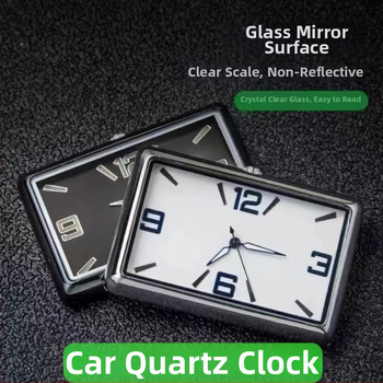 Τετράγωνο ρολόι αυτοκινήτου, κράμα σώματος, σχεδίαση με ρυθμιζόμενη γωνία, μετρητής θερμοκρασίας νερού αυτοκινήτου, καταγωγή: Ντονγκουάν