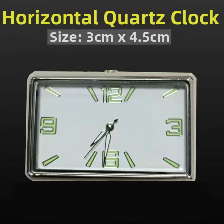 Τετράγωνο ρολόι αυτοκινήτου, κράμα σώματος, σχεδίαση με ρυθμιζόμενη γωνία, μετρητής θερμοκρασίας νερού αυτοκινήτου, καταγωγή: Ντονγκουάν