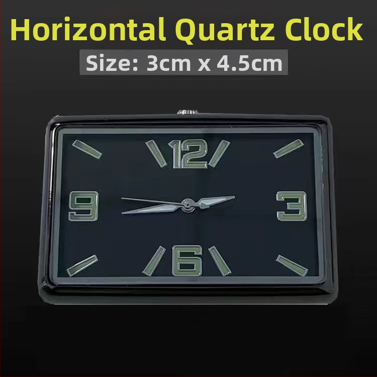 Τετράγωνο ρολόι αυτοκινήτου, κράμα σώματος, σχεδίαση με ρυθμιζόμενη γωνία, μετρητής θερμοκρασίας νερού αυτοκινήτου, καταγωγή: Ντονγκουάν