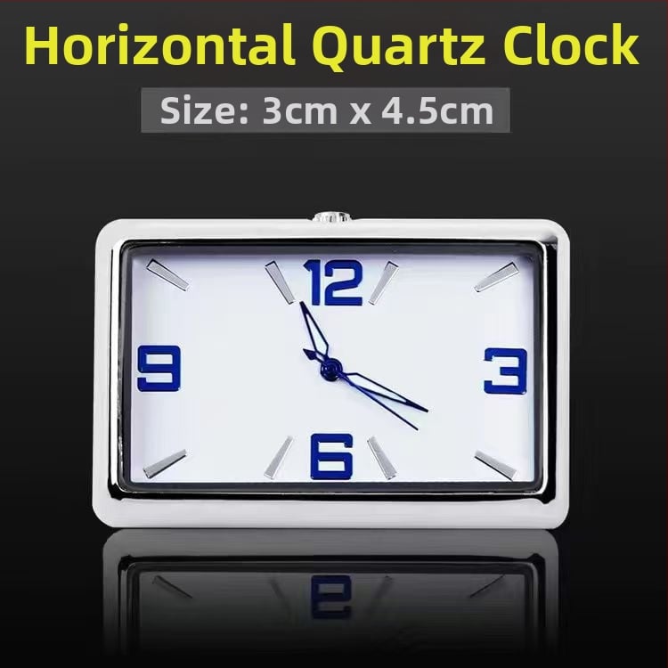 Τετράγωνο ρολόι αυτοκινήτου, κράμα σώματος, σχεδίαση με ρυθμιζόμενη γωνία, μετρητής θερμοκρασίας νερού αυτοκινήτου, καταγωγή: Ντονγκουάν