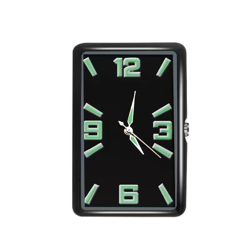 Τετράγωνο ρολόι αυτοκινήτου, κράμα σώματος, σχεδίαση με ρυθμιζόμενη γωνία, μετρητής θερμοκρασίας νερού αυτοκινήτου, καταγωγή: Ντονγκουάν