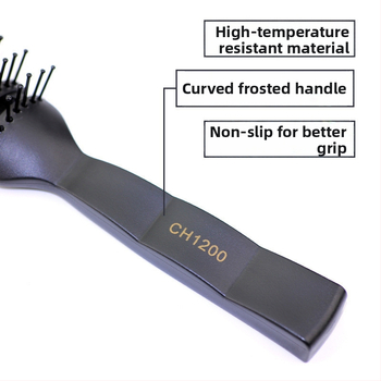 Vīriešiem paredzēta matu veidošanas ķemme — īsiem matiem, pūkains un cirtains izskats, antistatiska, aizmugures stilā