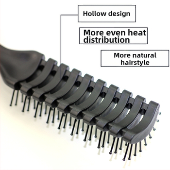 Vīriešiem paredzēta matu veidošanas ķemme — īsiem matiem, pūkains un cirtains izskats, antistatiska, aizmugures stilā