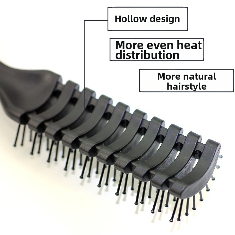 Vīriešiem paredzēta matu veidošanas ķemme — īsiem matiem, pūkains un cirtains izskats, antistatiska, aizmugures stilā