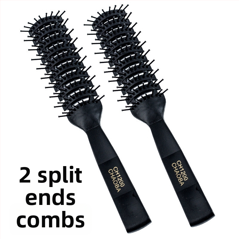 Vīriešiem paredzēta matu veidošanas ķemme — īsiem matiem, pūkains un cirtains izskats, antistatiska, aizmugures stilā