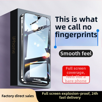 iPhone-hoz üveg kijelzővédő – anti-peep, teljes képernyő, anti-ujjlenyomat, anti-kék fény