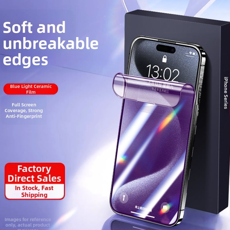 iPhone-hoz üveg kijelzővédő – anti-peep, teljes képernyő, anti-ujjlenyomat, anti-kék fény