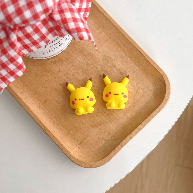 Десктоп органайзер за кабели с мультяшен дизайн (самозалепваща база; подходящ за кабели за данни, слушалки и зарядни кабели)