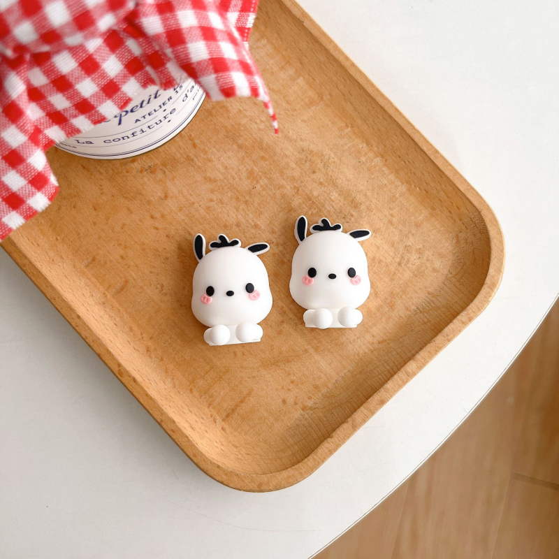 Десктоп органайзер за кабели с мультяшен дизайн (самозалепваща база; подходящ за кабели за данни, слушалки и зарядни кабели)