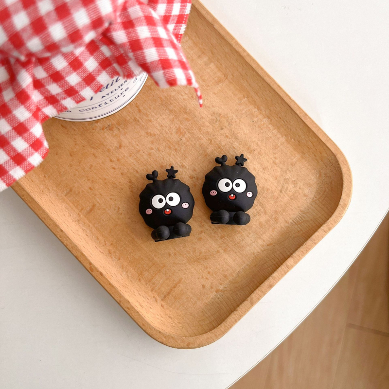 Десктоп органайзер за кабели с мультяшен дизайн (самозалепваща база; подходящ за кабели за данни, слушалки и зарядни кабели)