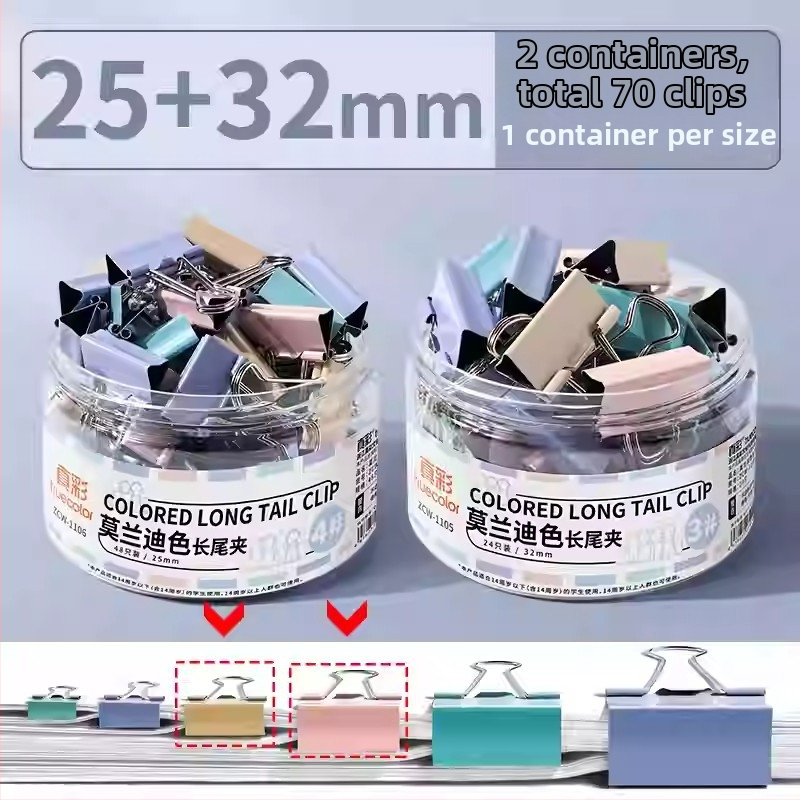 Metāla dokumentu klipsis ar dovetail dizainu, modeļa Dovetail clip, daudzfunkcionālā klipu sērija