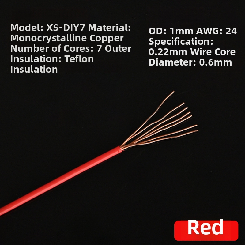 Xangsane XS-DIY07 Trumpet line — monokryštalický meď, jadro: holý meďový vodič, meď