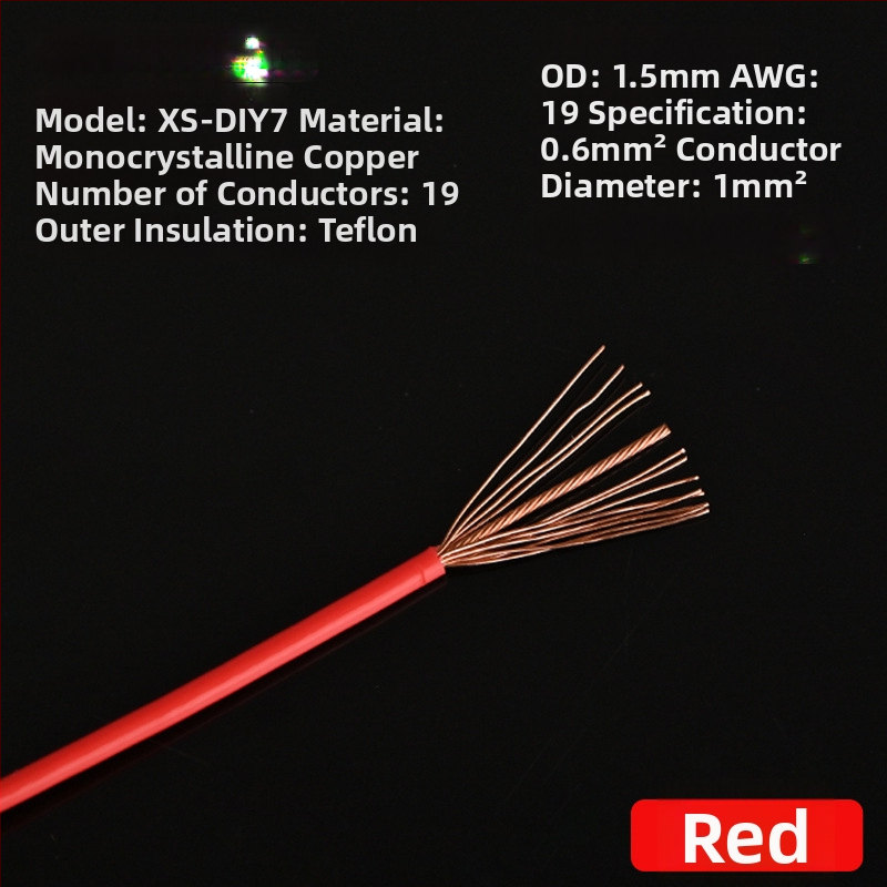 Xangsane XS-DIY07 Trumpet line — monokryštalický meď, jadro: holý meďový vodič, meď