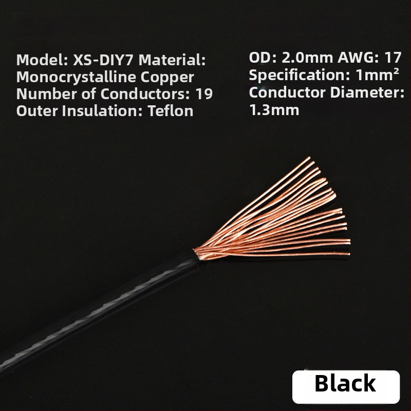 Xangsane XS-DIY07 Trumpet line — monokryštalický meď, jadro: holý meďový vodič, meď