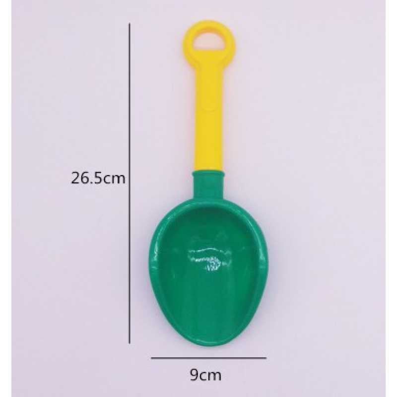 Пластмасова лопатка за плаж за деца – инструмент за игра с пясък, градинска играчка (Материал: пластмаса; Приложение: плаж и пясък; Целева група: деца; Категория: градинска играчка)