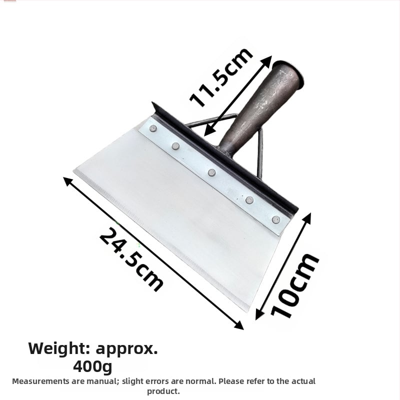 Многофункционална градинска лопата за сняг и плевели, карбонова стомана, дървена дръжка от евкалипт, тежка глава за почистване