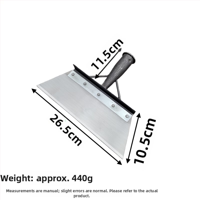 Многофункционална градинска лопата за сняг и плевели, карбонова стомана, дървена дръжка от евкалипт, тежка глава за почистване