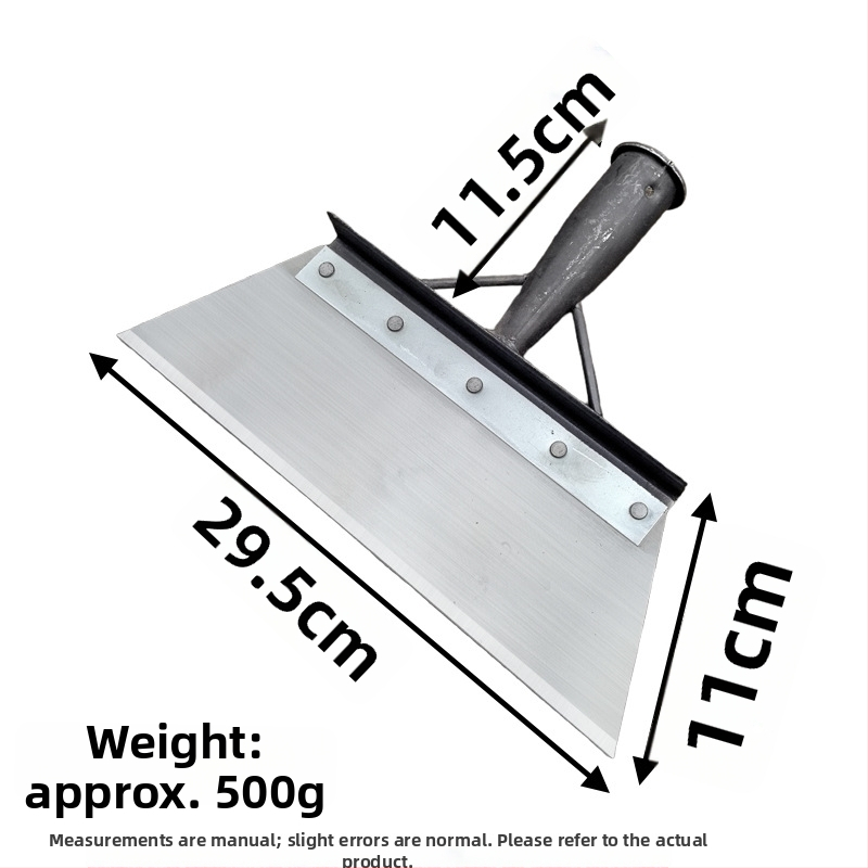 Многофункционална градинска лопата за сняг и плевели, карбонова стомана, дървена дръжка от евкалипт, тежка глава за почистване
