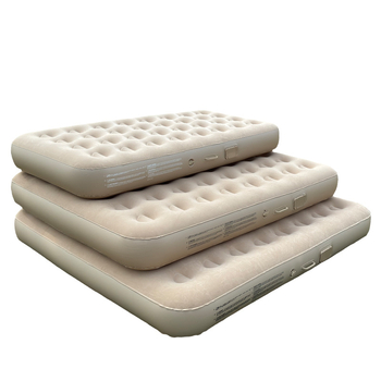 Sisseehitatud elektripumbaga täispuhutav voodi, 3-kihiline konstruktsioon, flokking pind, kandevõime 300 kg