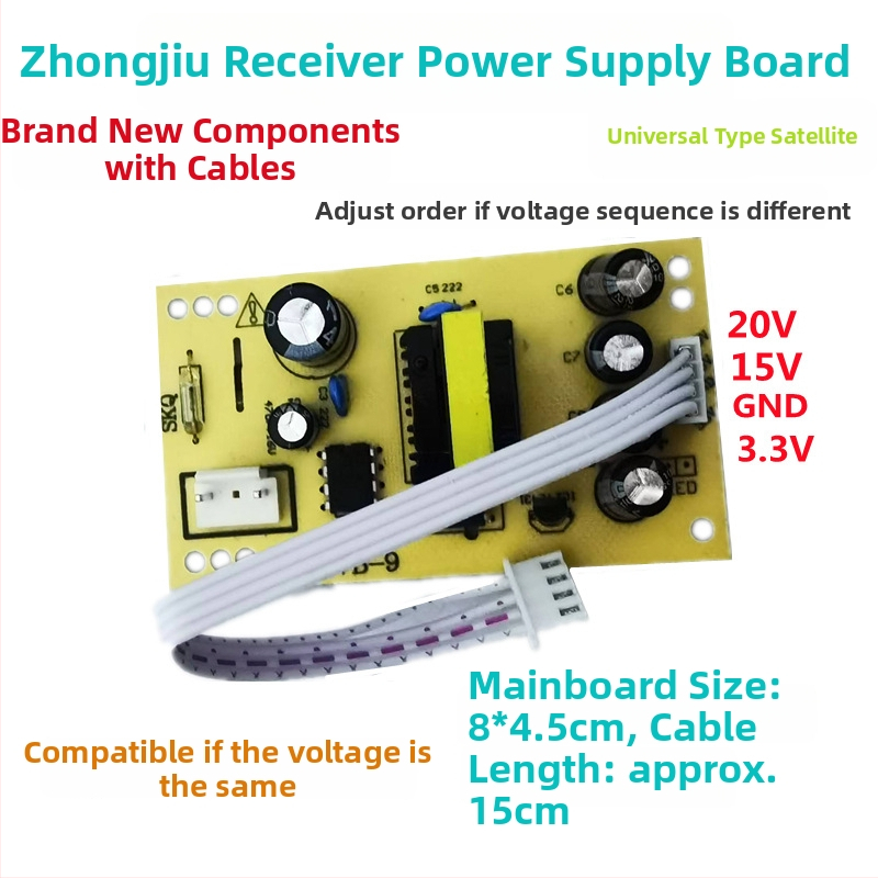 Televiisor set-top box toiteplaat - kolmanda põlvkonna kaardi pesa, universaalne vastuvõtjaplaat - bränd SKQ