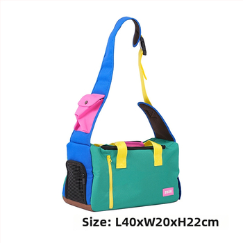 ZEZE Geantă pentru animale de companie – textură moale, model monocrom, capacitate 15000