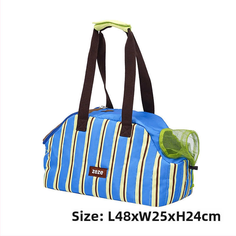 ZEZE Geantă pentru animale de companie – textură moale, model monocrom, capacitate 15000