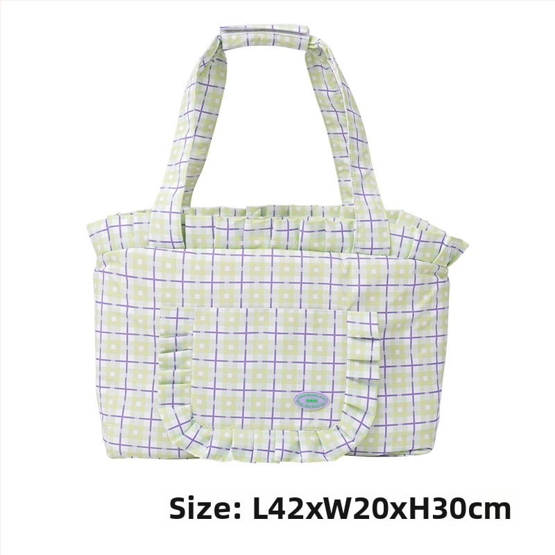 ZEZE Geantă pentru animale de companie – textură moale, model monocrom, capacitate 15000