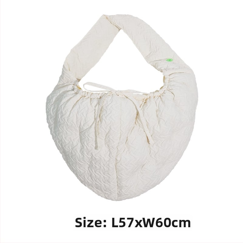 ZEZE Geantă pentru animale de companie – textură moale, model monocrom, capacitate 15000