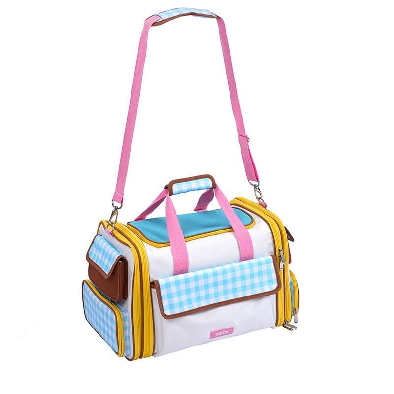 ZEZE Geantă pentru animale de companie – textură moale, model monocrom, capacitate 15000