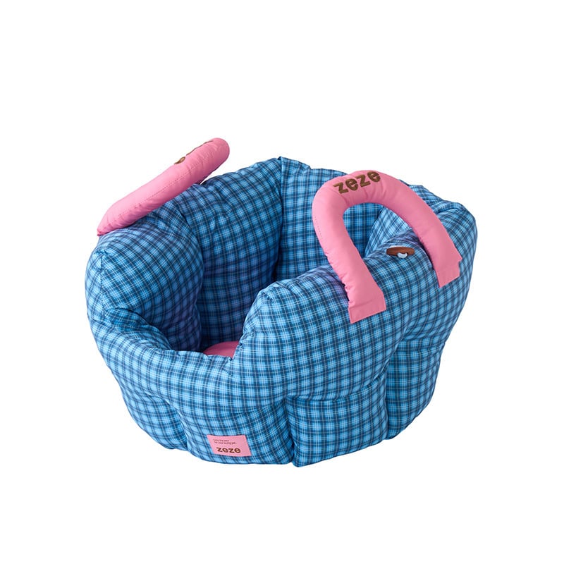 ZEZE Geantă pentru animale de companie – textură moale, model monocrom, capacitate 15000