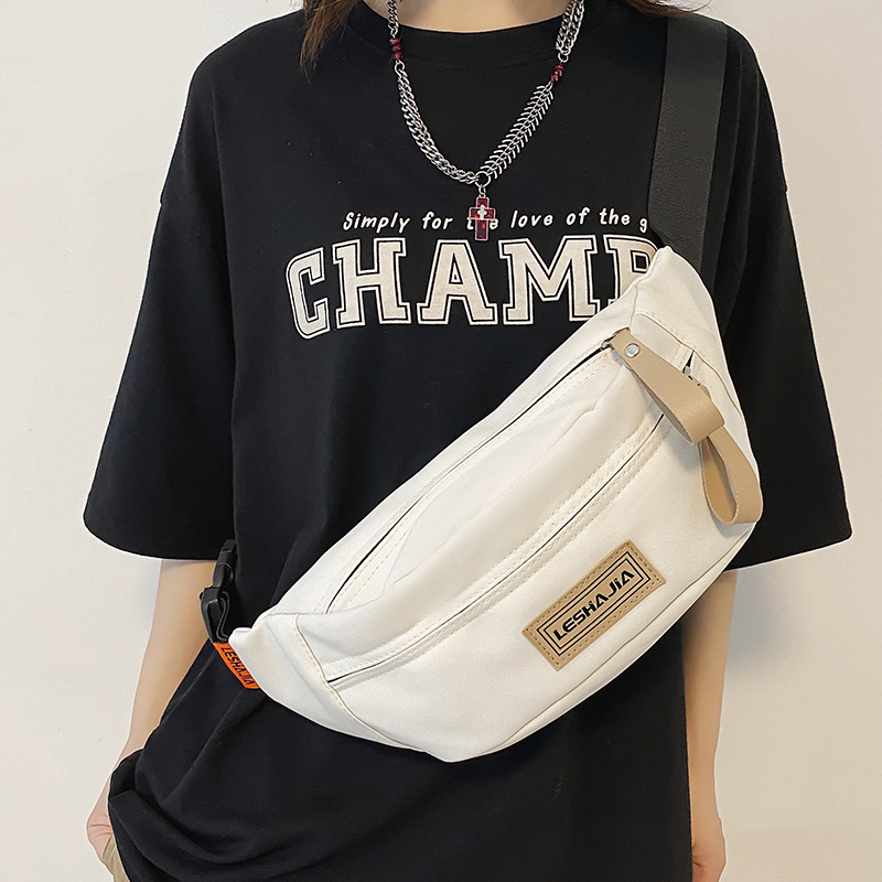 Vyrų crossbody krepšys – gatvės stilius, Oxford audinys, raidžių raštas, pamušalas poliesteris