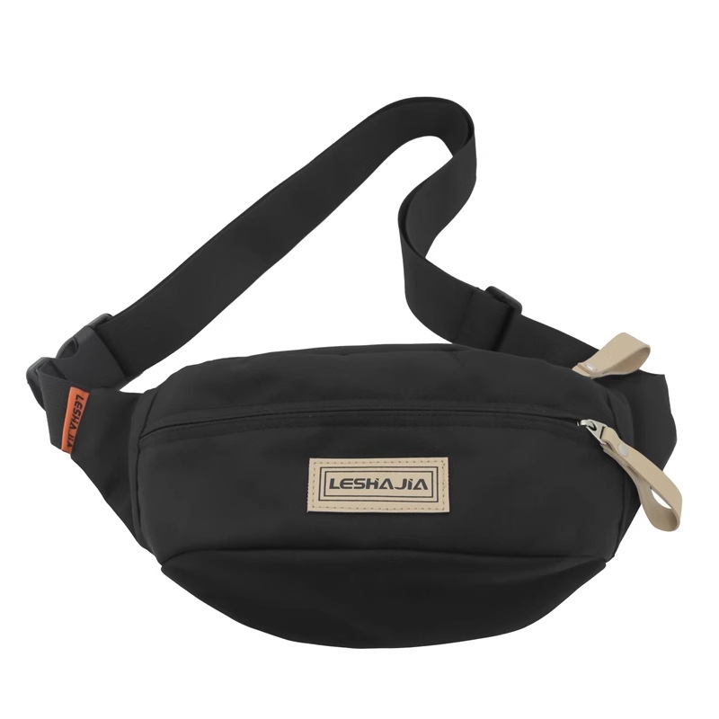 Vyrų crossbody krepšys – gatvės stilius, Oxford audinys, raidžių raštas, pamušalas poliesteris