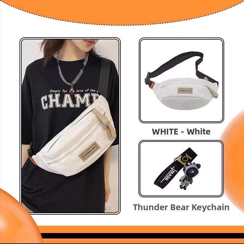 Vyrų crossbody krepšys – gatvės stilius, Oxford audinys, raidžių raštas, pamušalas poliesteris