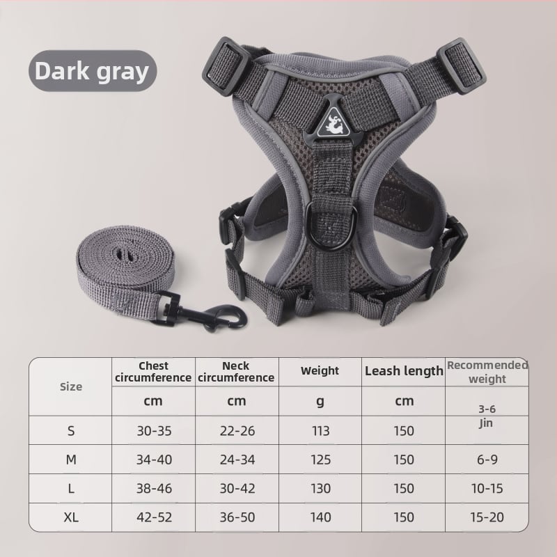 Yf mellény-stílusú hám kutyáknak és macskáknak, poliészter, fényvisszaverő, légáteresztő