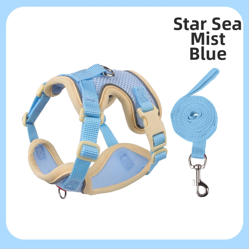 Yf mellény-stílusú hám kutyáknak és macskáknak, poliészter, fényvisszaverő, légáteresztő