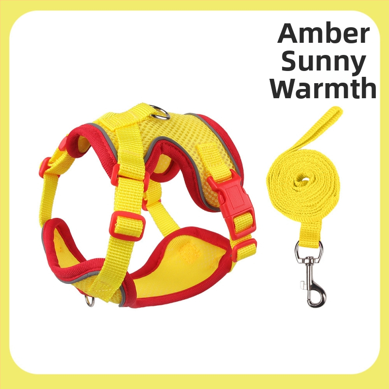 Yf mellény-stílusú hám kutyáknak és macskáknak, poliészter, fényvisszaverő, légáteresztő