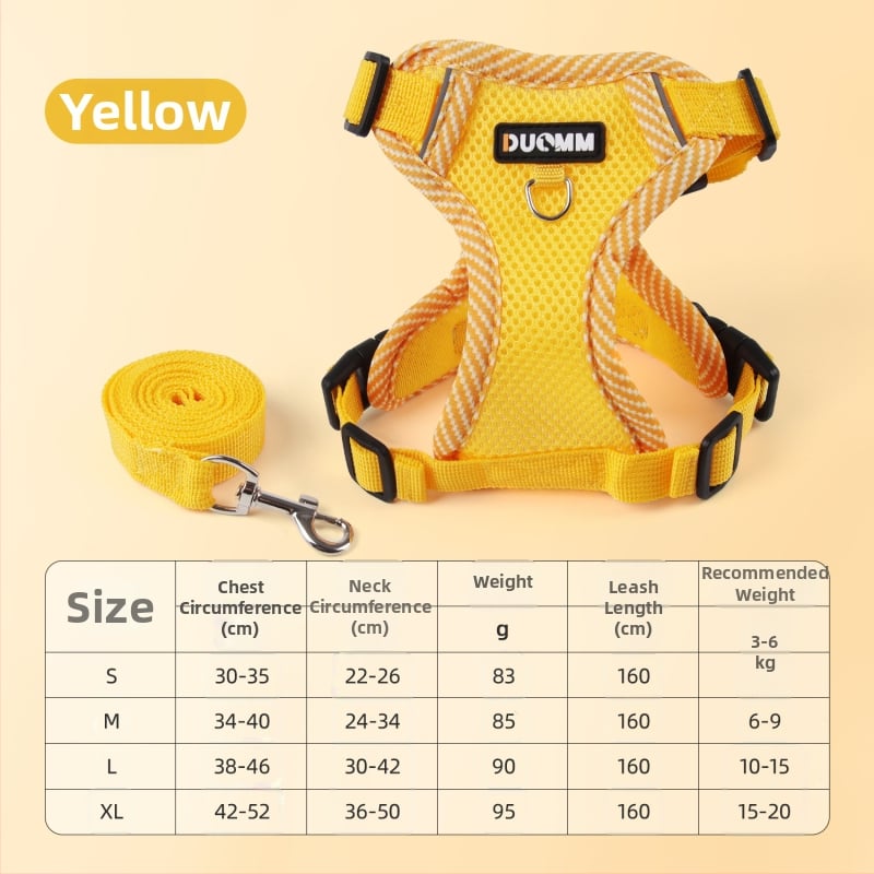 Yf mellény-stílusú hám kutyáknak és macskáknak, poliészter, fényvisszaverő, légáteresztő