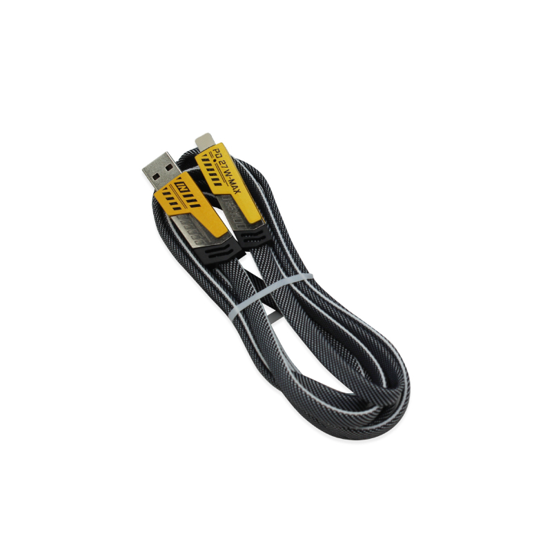 Autós töltő- és adatkábel digitális kijelzővel, négy az egyben kötött, kompatibil Lightning, USB-C, USB-A és USB 3.0, PD-kompatibilis