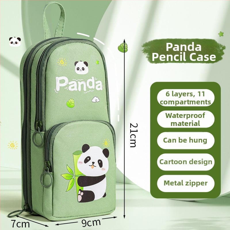 Kapibala несесер за моливи, голям капацитет, устойчив на петна, Oxford материал, за ученици от началното училище, с възможност за персонализиране